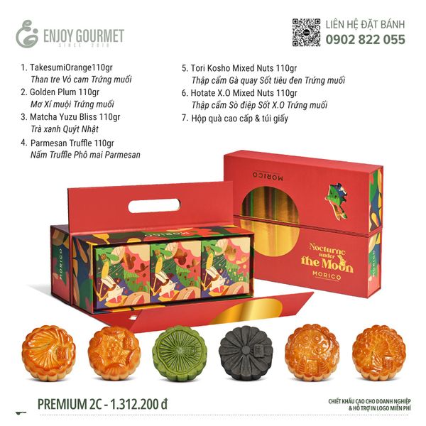 Bánh Trung Thu Morico - Set Premium 2C