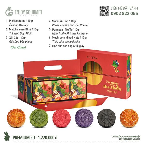 Bánh Trung Thu Morico - Set Premium 2D