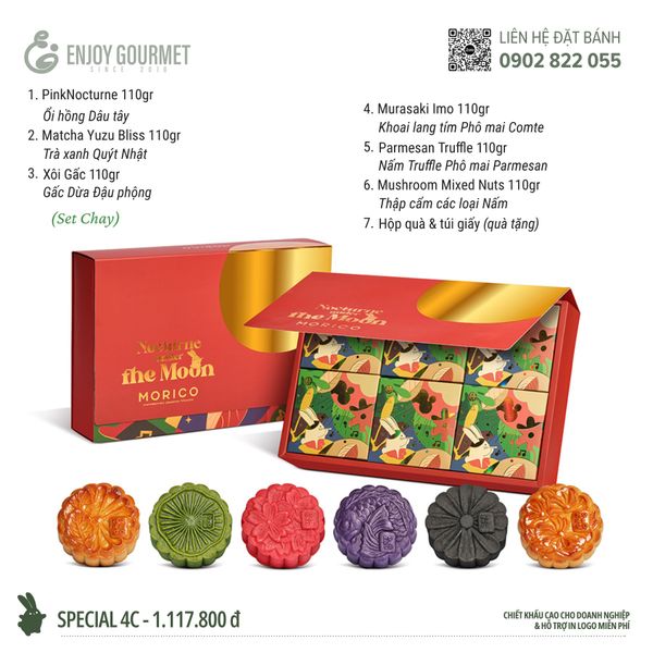 Bánh Trung Thu Morico - Set Special 4C