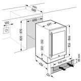 Tủ Bảo Quản Rượu Vang Liebherr UWTes 1672 Vinidor - 34 Chai