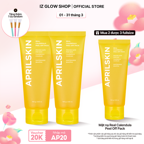  Mặt nạ Real Calendula Peel Off Pack sinh đôi 