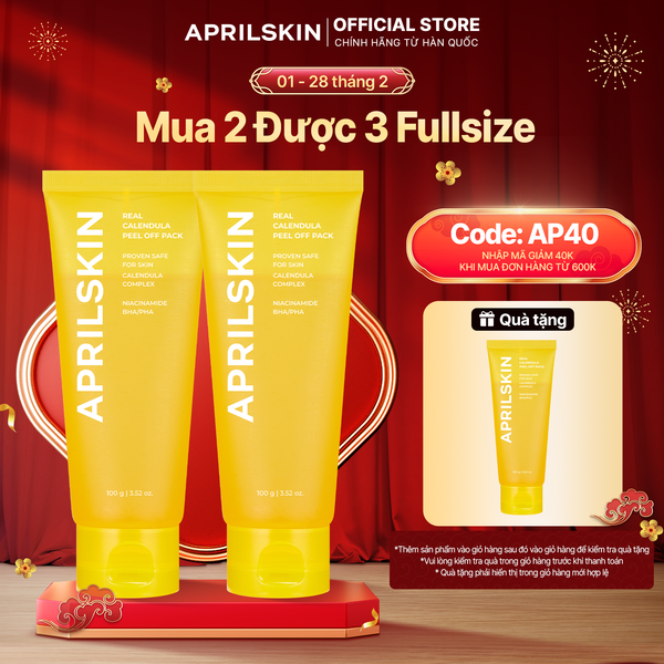  Mặt nạ Real Calendula Peel Off Pack sinh đôi 
