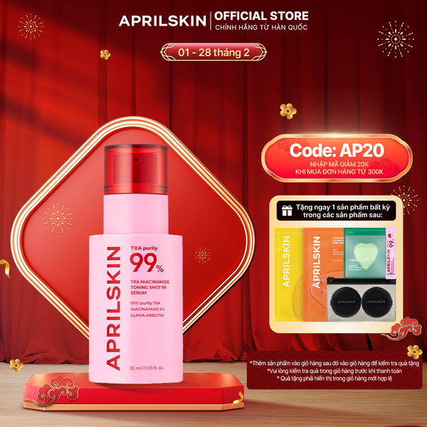  Tinh chất sáng da TXA NIACINAMIDE TONING SHOT 99 SERUM 30ml 