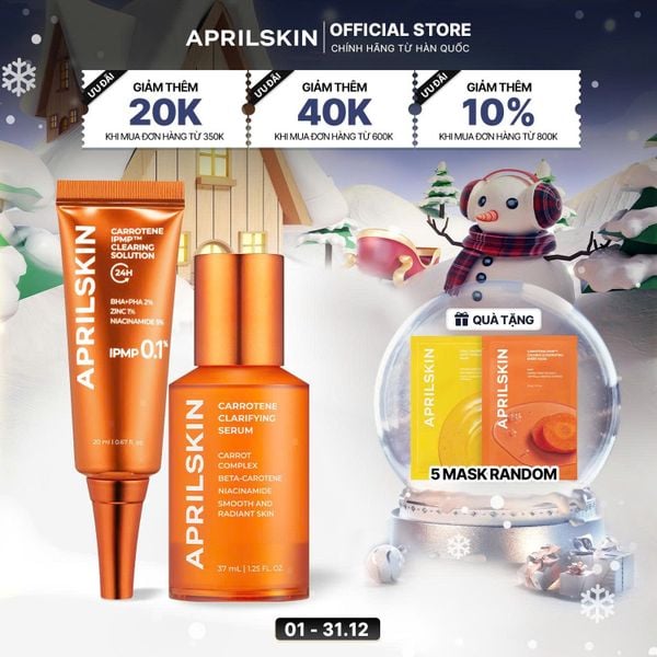 Set Carrotene Giảm Mụn Dễ Dàng