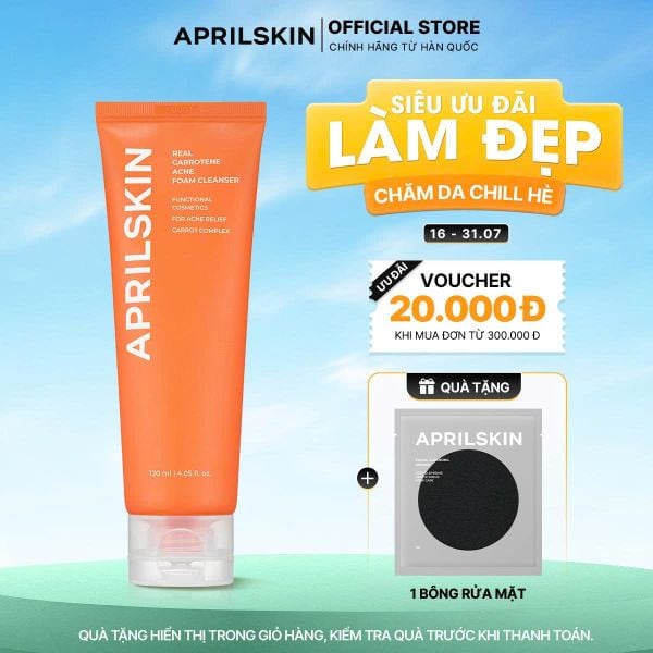  Sữa rửa mặt Carrot Acne Foam Cleanser* 