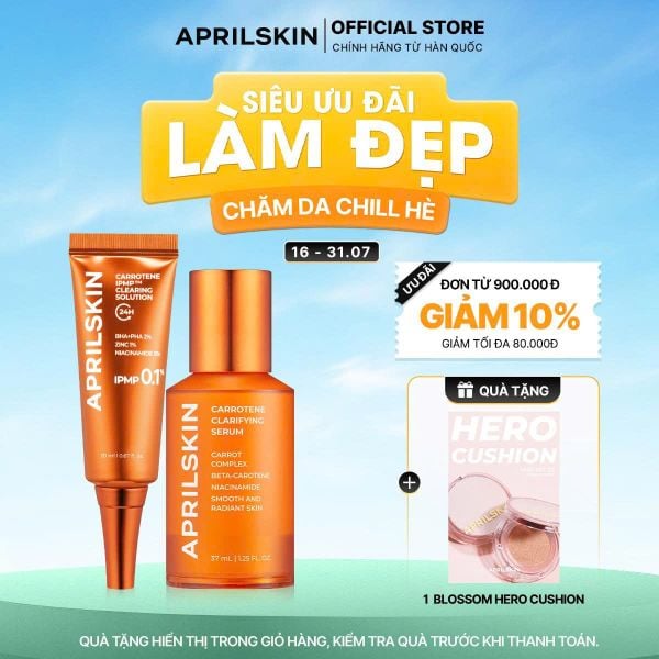  Set Carrotene Giảm Mụn Dễ Dàng​ 