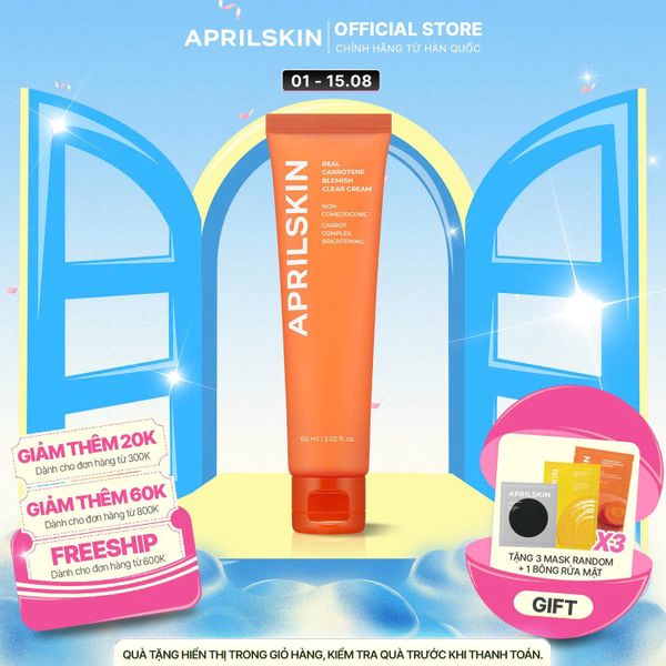  Kem Sạch Mụn Real Carrotene Blemish Clear Cream 