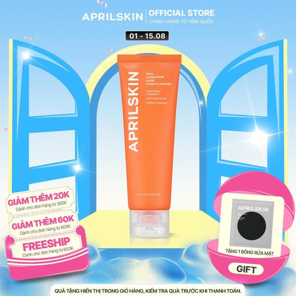 Sữa rửa mặt Carrot Acne Foam Cleanser* 