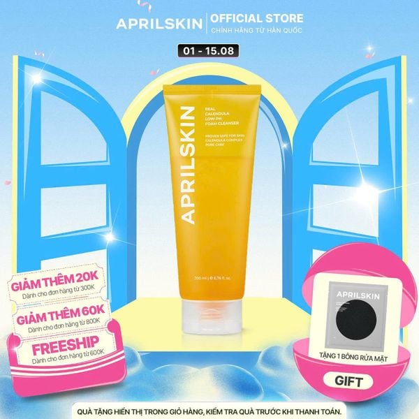  Sữa rửa mặt Real Calendula Foam Cleanser 200ml 