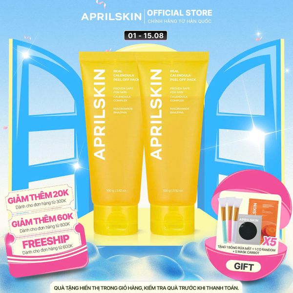  Mặt nạ Real Calendula Peel Off Pack sinh đôi 