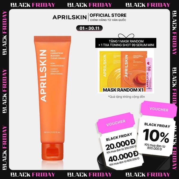  Kem Sạch Mụn Real Carrotene Blemish Clear Cream 