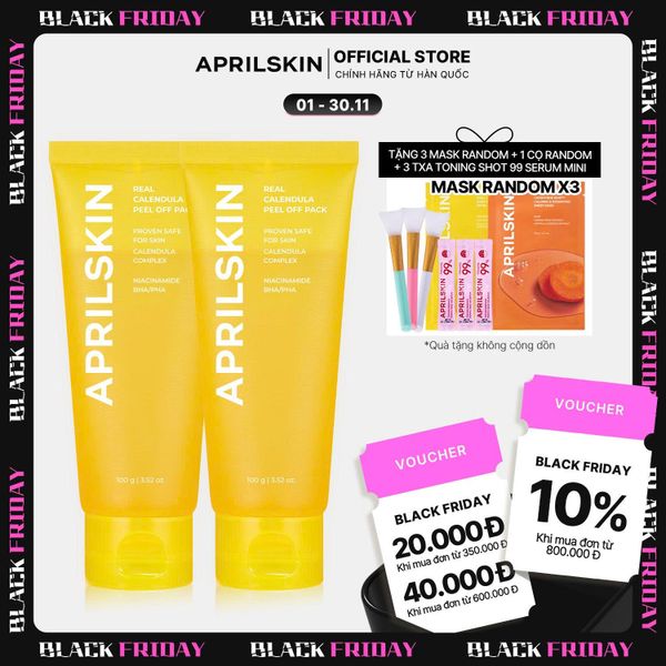  Mặt nạ Real Calendula Peel Off Pack sinh đôi 