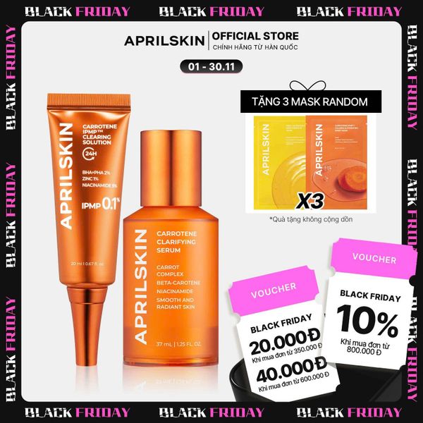  Set Carrotene Giảm Mụn Dễ Dàng​ 