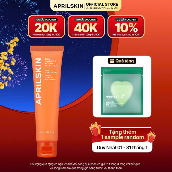  Kem Sạch Mụn Real Carrotene Blemish Clear Cream 