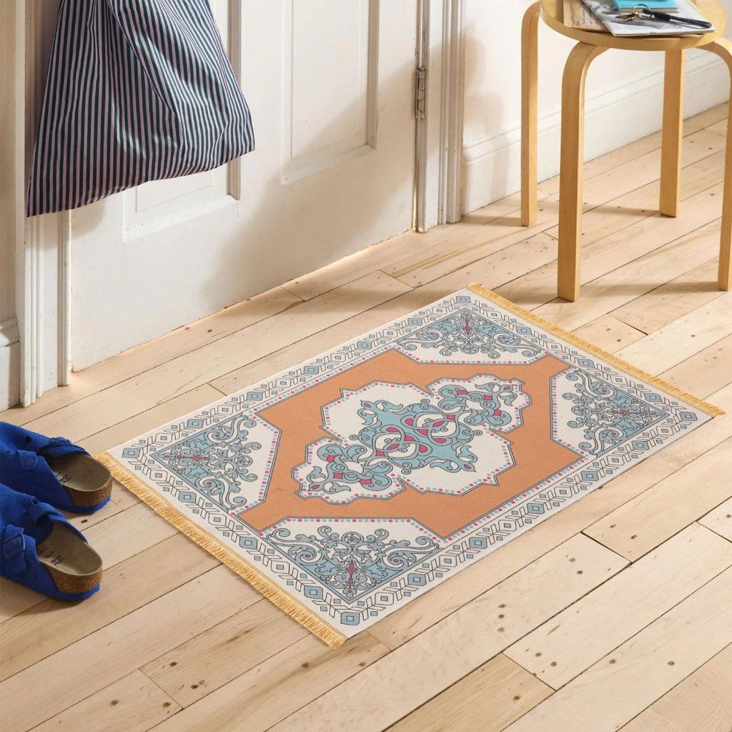  Thảm Dệt Hình Học Đông Phương - BST Mùa Xuân Thảm Vintage 