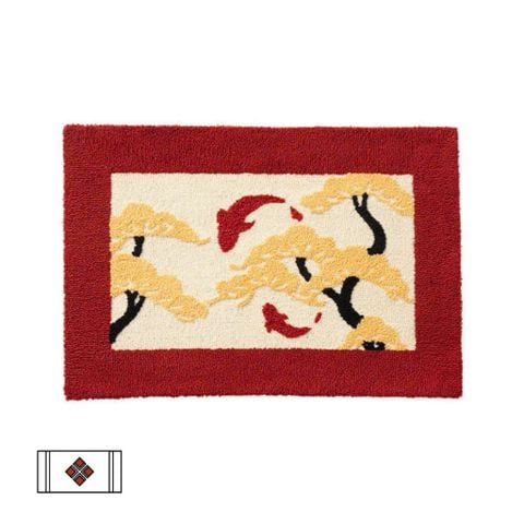  Thảm Chân Vũ Điệu Song Ngư - BST Mùa Xuân Thảm Vintage 