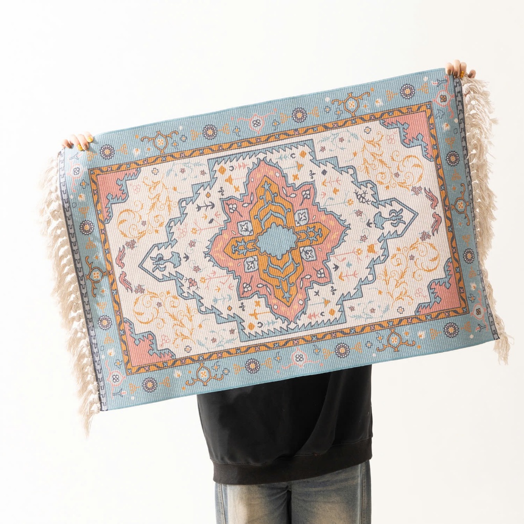  Thảm Dệt Hình Học Đông Phương - BST Mùa Xuân Thảm Vintage 