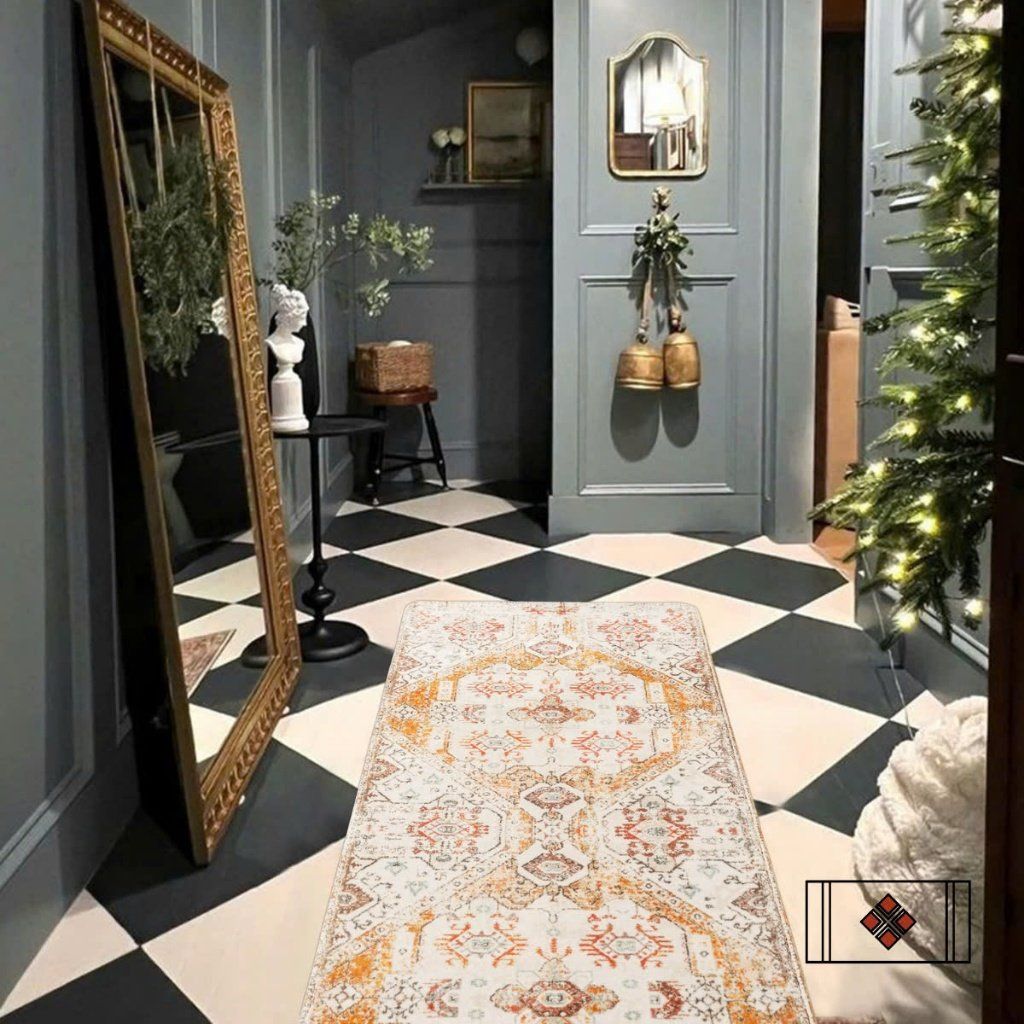  Thảm Dệt Hoàng Gia Ba Tư Nhung Lì - BST Mùa Xuân Thảm Vintage 