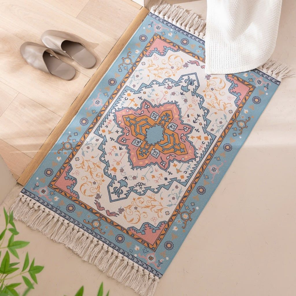  Thảm Dệt Hình Học Đông Phương - BST Mùa Xuân Thảm Vintage 