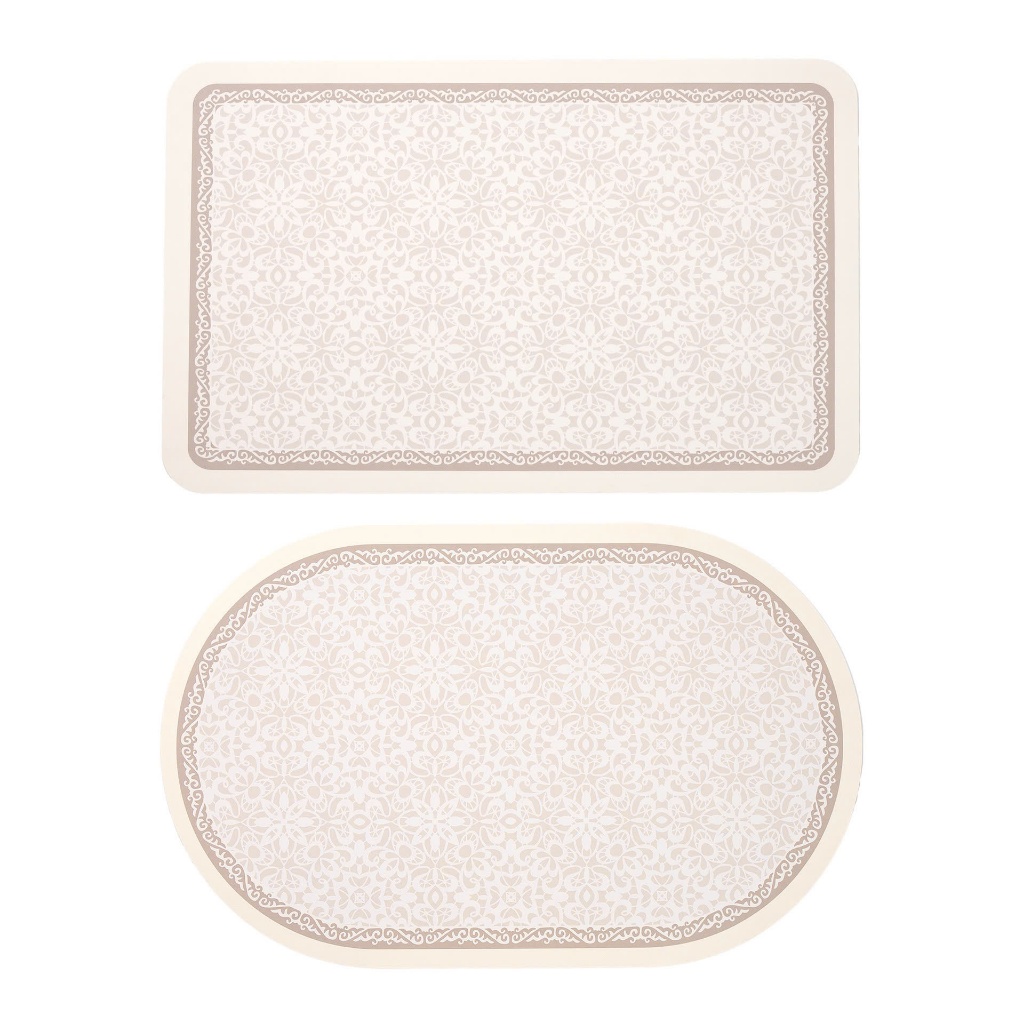  Thảm Nhà Tắm Hình Học Hoa Lá Cành Da Nappa Cao Cấp - BST Mùa Xuân Thảm Vintage 