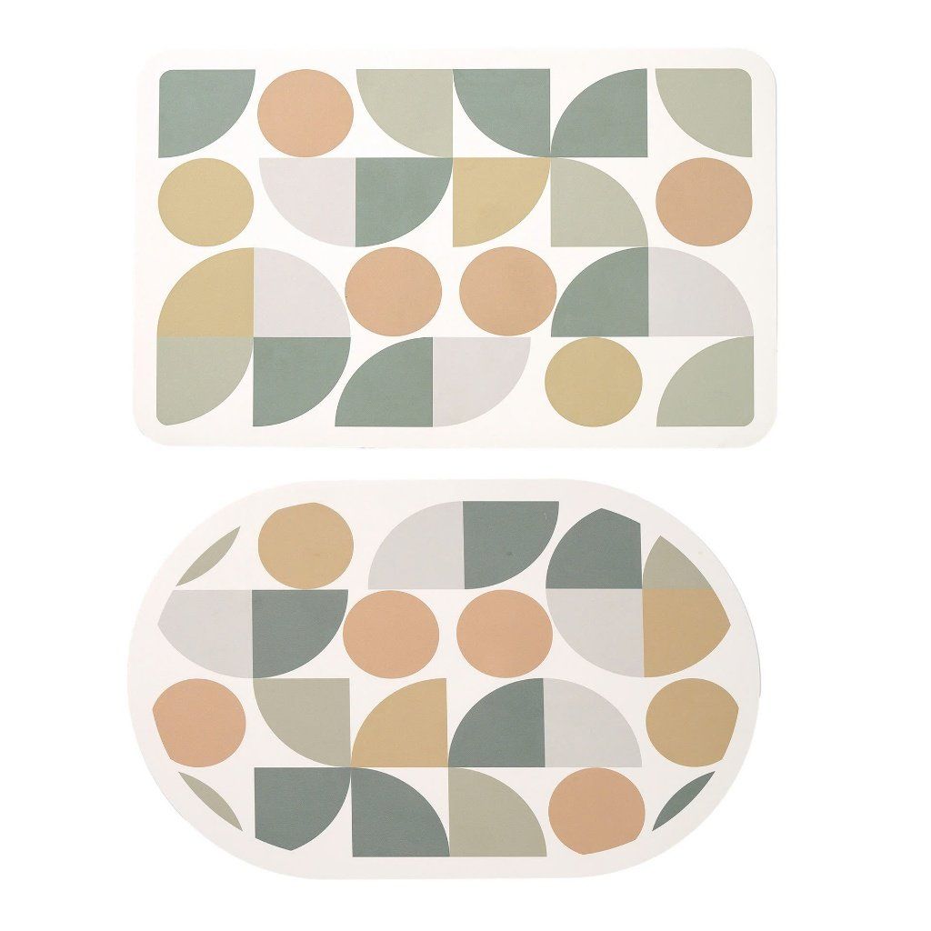  Thảm Nhà Tắm Hình Học Hoa Lá Cành Da Nappa Cao Cấp - BST Mùa Xuân Thảm Vintage 