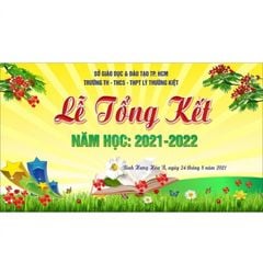 Backdrop Bế Giảng Năm Học Đẹp – Thiết Kế Miễn Phí