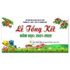 Backdrop Tổng Kết Cuối Năm Học Đẹp – Thiết Kế Ấn Tượng, Chuyên Nghiệp