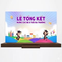 Xưởng In Backdrop Tổng Kết Học Sinh Giỏi Cuối Năm