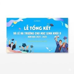 Backdrop Tổng Kết Và Trao Thưởng Cuối Năm Học Đẹp Nhất