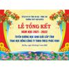Backdrop Chương Trình Tổng Kết Năm Học Thiết Kế Theo Yêu Cầu
