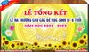 Backdrop Chương Trình Tổng Kết Năm Học Thiết Kế Theo Yêu Cầu