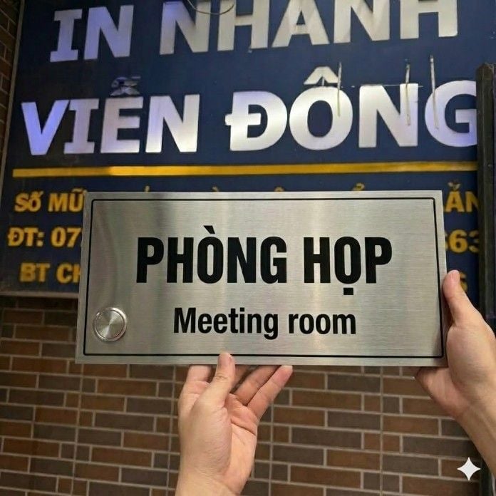 Bảng biển phòng ban đẹp, chuẩn văn phòng hiện đại