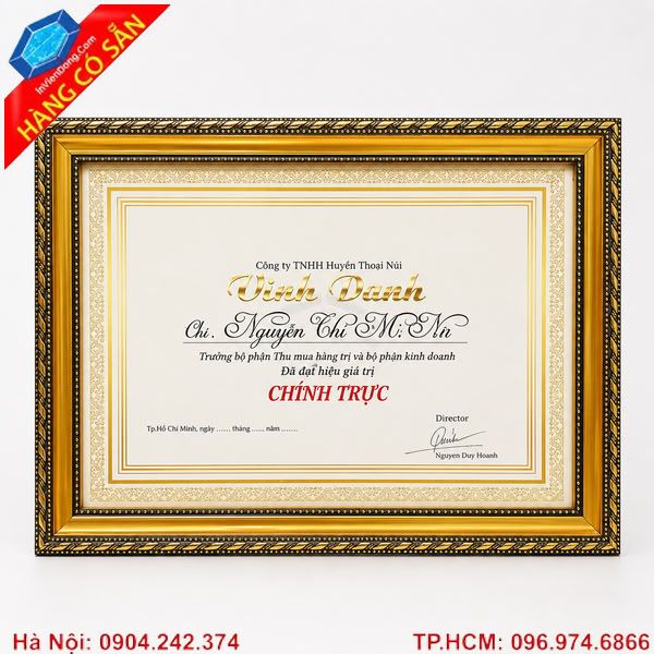 Bảng Vinh Danh Kỷ Niệm Cao Cấp Thiết Kế Đẹp Giá Xưởng Tại Hà Nội