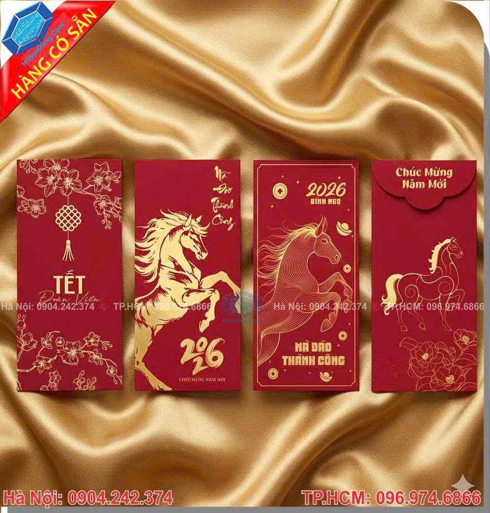 Mẫu Lì Xì Tết 2026 Đẹp