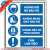 Biển Cảnh Báo An Toàn Lao Động Mica, Alu, Decal Chất Lượng Cao