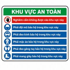 Biển Cảnh Báo An Toàn Lao Động Mica, Alu, Decal Chất Lượng Cao