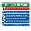 Biển Cảnh Báo An Toàn Lao Động Mica, Alu, Decal Chất Lượng Cao