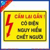 Mẫu Biển Cảnh Báo Có Điện - Có Sẵn, Giá Rẻ Lấy Ngay Tại Hà Nội