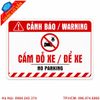 Biển Cấm Đỗ Xe Trước Nhà Cao Cấp – Gia Công Theo Yêu Cầu