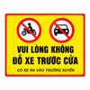 Biển Cấm Đỗ Xe Trước Nhà Cao Cấp – Gia Công Theo Yêu Cầu