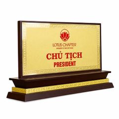 Biển Chức Danh Để Bàn Cao Cấp – Thiết Kế Sang Trọng, In Theo Yêu Cầu