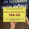 BIỂN MICA IN LOGO CÔNG TY SẮC NÉT, THẨM MỸ CAO TẠI HÀ NỘI