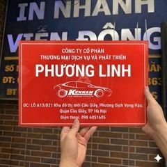 BIỂN MICA ĐẸP GIÁ RẺ, NHẬN GIA CÔNG THEO YÊU CẦU TẠI XƯỞNG