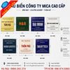 Biển Công Ty Mica Cao Cấp – Thiết Kế Đẹp, Gia Công Theo Yêu Cầu, Lấy Ngay Tại Hà Nội