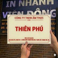 BIỂN MICA IN UV CHẤT LƯỢNG CAO, NỘI DUNG SẮC NÉT LÂU PHAI