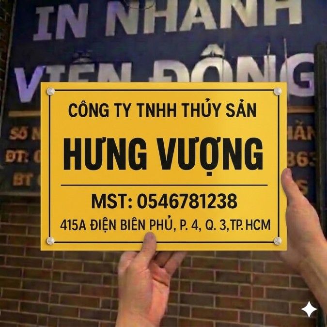 Gia công biển mica theo yêu cầu, nhiều kích thước lựa chọn