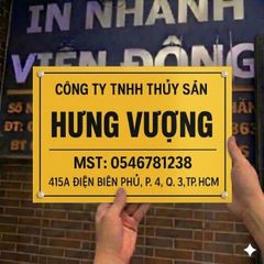 Gia công biển mica theo yêu cầu, nhiều kích thước lựa chọn