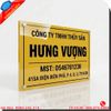 Gia công biển mica theo yêu cầu, nhiều kích thước lựa chọn