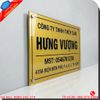 Gia công biển mica theo yêu cầu, nhiều kích thước lựa chọn