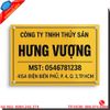 Gia công biển mica theo yêu cầu, nhiều kích thước lựa chọn